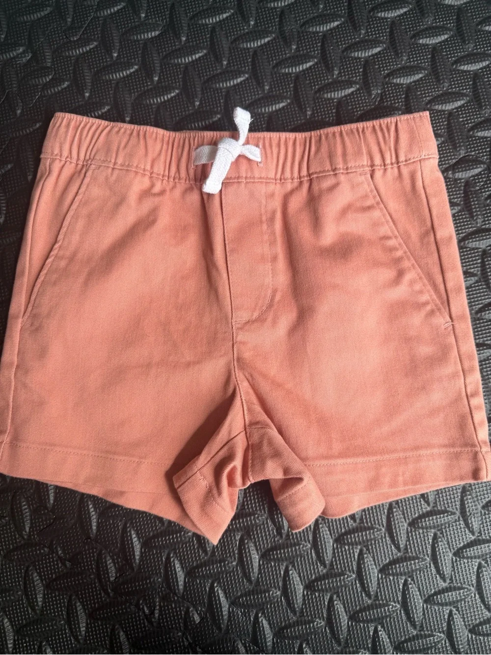 Janie and Jack Coral Elastic-Waist Shorts with Patch Pocket